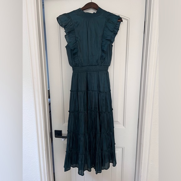 Lulu's Teal Maxi Dress - Picture 12 of 12